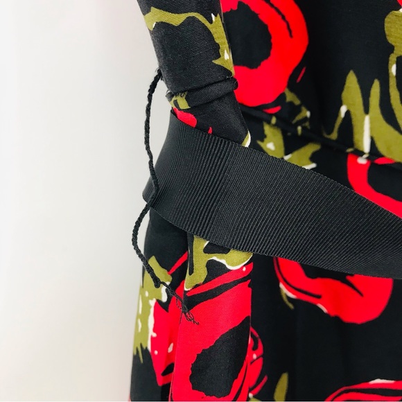 Rickie Freeman Silk Floral Short Dress Size 6 - Picture 6 of 10